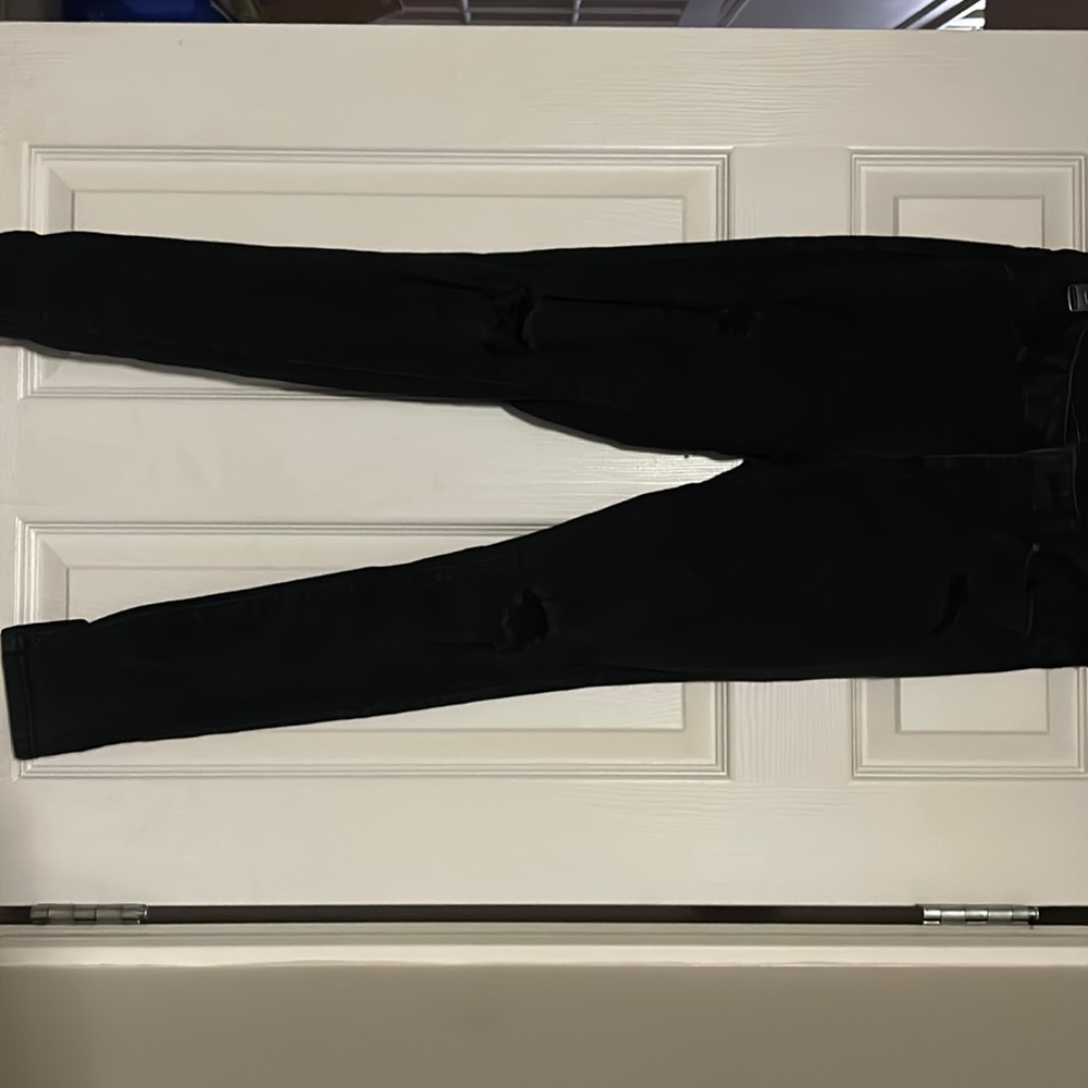Blue Spice Ripped Skinny Jeans